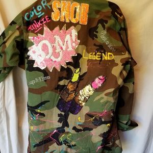 Custom Army Camoflage Jacket (BDU shirt)